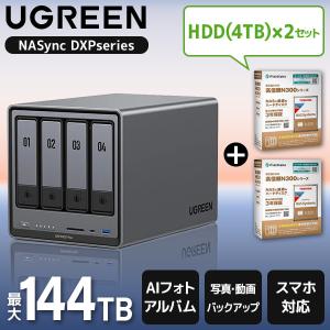 Synology DS223j 2ベイ NASキット + HAT3300-4T 3.5インチ内蔵HDD(4TB