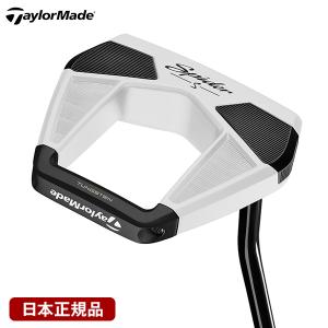 テーラーメイド Spider S(スパイダーエス) チョーク パター シングルベンド スーパーストローク ピストル GTR 1.0 BK-WH 34インチ 日本正規品