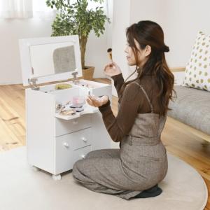コスメワゴン キャスター付き 完成品 コスメボ...の詳細画像2