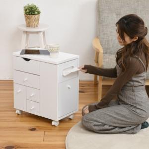 コスメワゴン キャスター付き 完成品 コスメボ...の詳細画像5