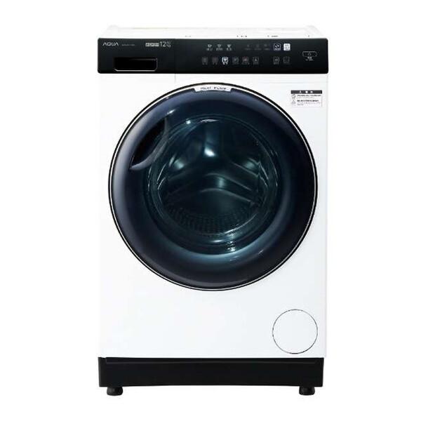 洗濯機 ドラム式洗濯機 AQUA 洗濯12kg/乾燥6.0kg 右開き AQW-DX12P-R-W ...