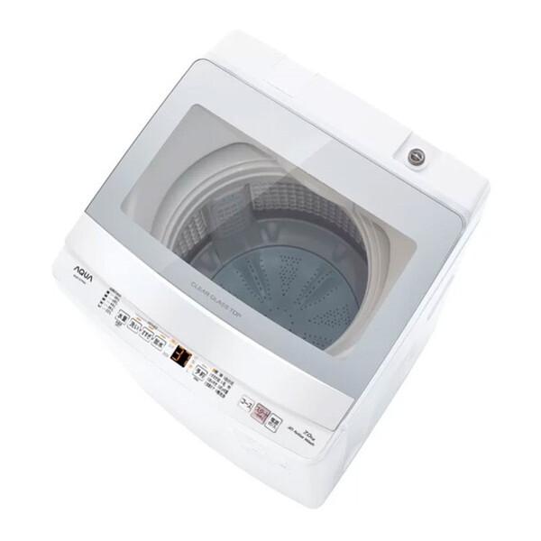 洗濯機 全自動洗濯機 AQUA アクア 7.0kg AQW-S7P-W ホワイト 新生活 一人暮らし...