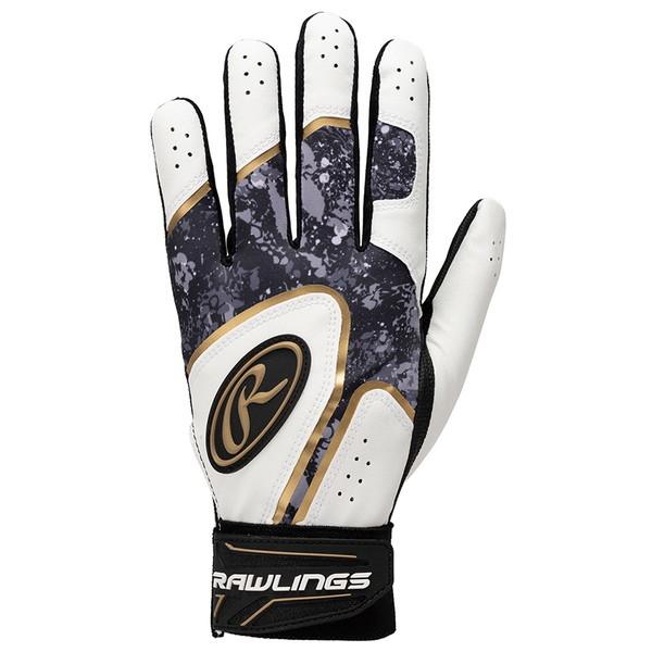 Rawlings ローリングス 野球 バッティンググラブ 両手用 ブリザード ハイパーグリップ ブラ...