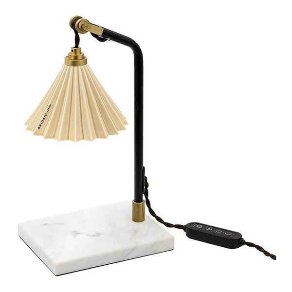 gram8 TC-1514-MBE ORIGAMI LAMP キャンドルウォーマー マットベージュ ...