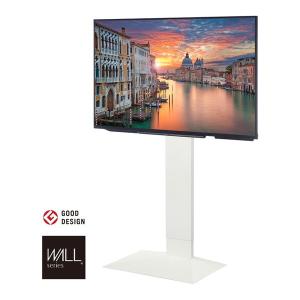 EQUALS WLTVZ6111 サテンホワイト テレビスタンド (WALL V3スイング