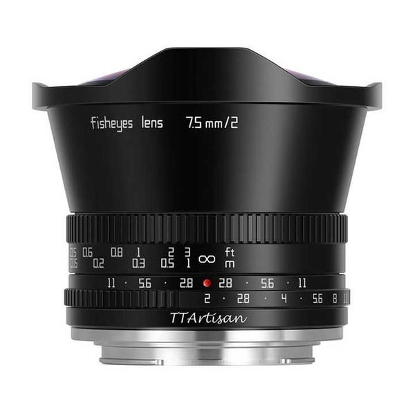 TTArtisan 7.5mm f/2 E (B) ブラック 交換レンズ(ソニーEマウント用)