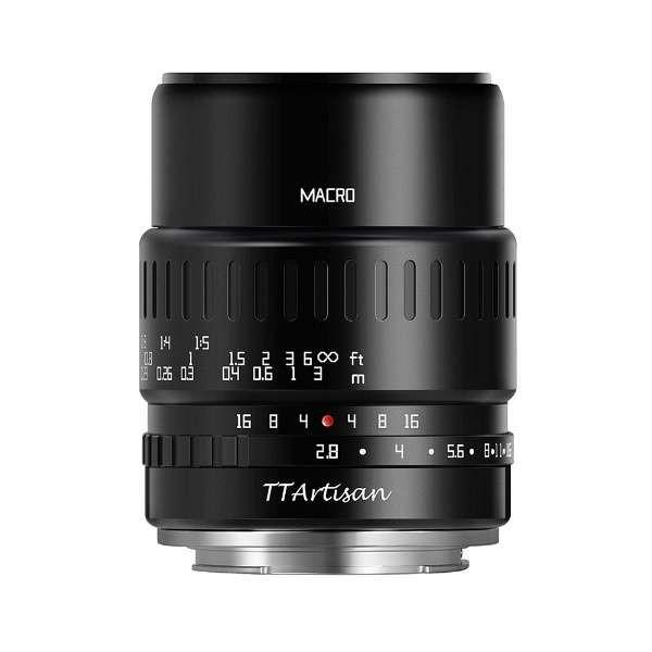 TTArtisan 40mm f/2.8C E(B) ブラック カメラ用交換マクロレンズ (ソニーE...