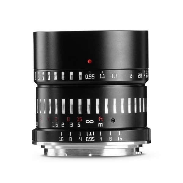 TTArtisan 50mm f/0.95C RF(BS) ブラック×シルバー カメラ用交換レンズ ...