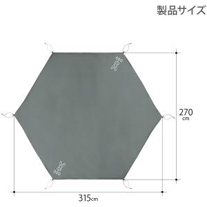 DOD グランドシート ワンポールテントM用グ...の詳細画像5
