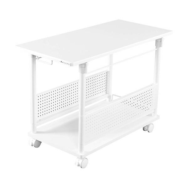 Bauhutte バウヒュッテ デスク BHD-820H-WH ホワイト 昇降式L字デスク ゲーミン...