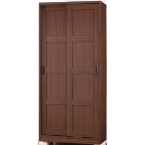 木製引き戸大量収納庫 ブラウン ファミリー・ライフ 0382020 メーカー直送