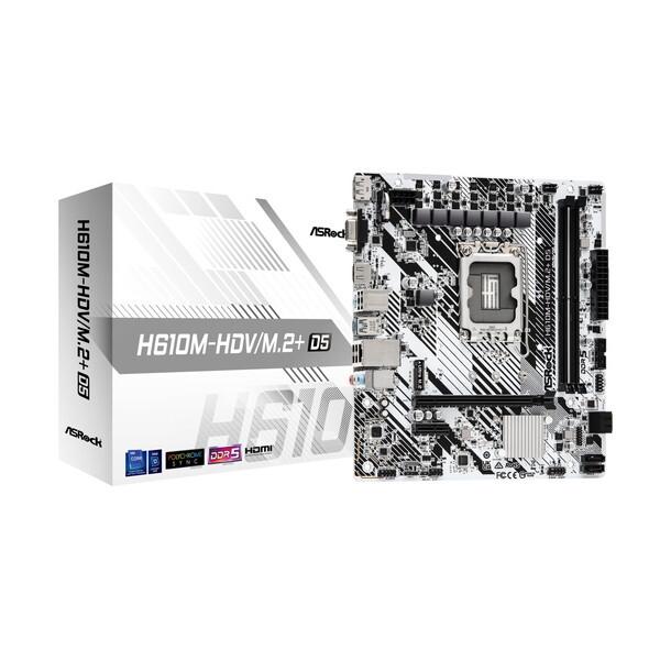 ASRock H610M-HDV/M.2+ D5 Micro-ATXマザーボード