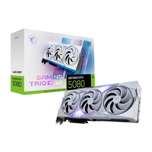MSI GeForce RTX 5080 16G GAMING TRIO OC WHITE ホワイト...