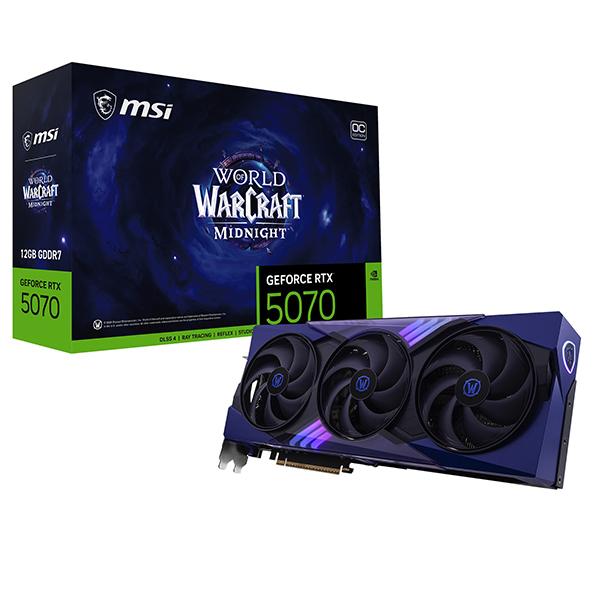MSI GeForce RTX 5070 12G World of Warcraft MIDNIGH...