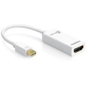j5 create JUA159 ホワイト Mini DisplayPort 4K HDMI アダプター