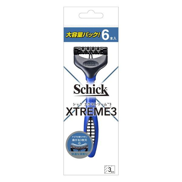 Schick エクストリーム3(6本入) メンズシェーバー