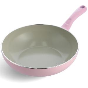 GREEN CHEF CC005417-001 クォーツピンク アースカラー ウォックパン 28cm
