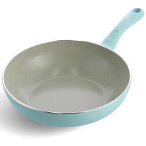 GREEN CHEF CC005421-001 ミントグリーン アースカラー ウォックパン 28cm