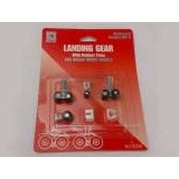 Hogan ランディングギアセット MD-11用 ゴム製タイヤ付 1/200 航空機モデル