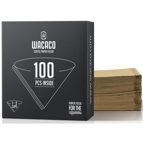 WACACO (ワカコ) コーヒーペーパーフィルター カパモカ用 100ペーパーフィルター WACA...