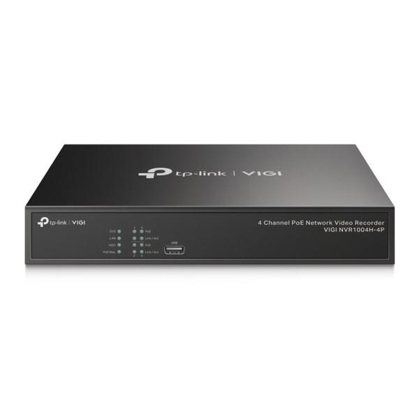 TP-LINK VIGI NVR1004H-4P VIGI 4チャンネル PoE+ ネットワークビデ...