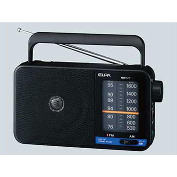 ELPA ER-H100 ワイドFM/AM ポータブルラジオ