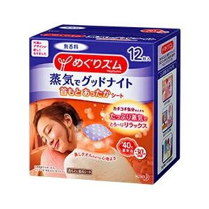 花王 めぐりズム 蒸気でグッドナイト 無香料 12枚｜aprice