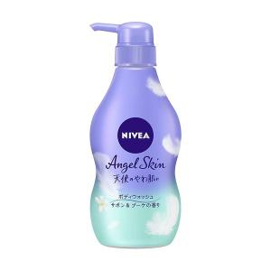 花王 ニベア エンジェルスキン ボディウォッシュ サボン&ブーケの香り ポンプ 480ml｜aprice