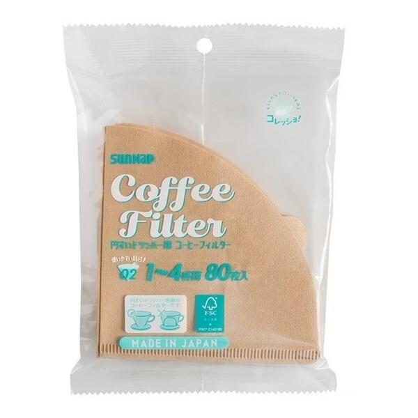 サンナップ FMX 円すいドリッパー用 コーヒーフィルター 80枚入