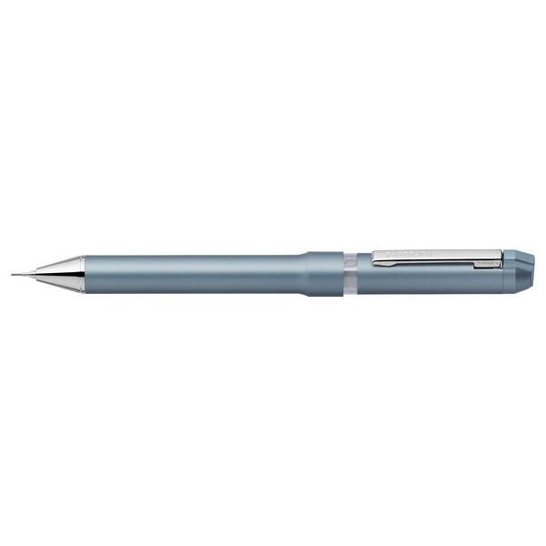ゼブラ シャーボNu 0.7 ブルーグレー SB35-BGR 多機能ペン(2色ボールペン+シャープペ...