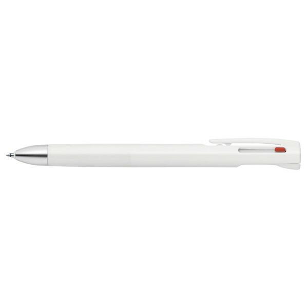 ゼブラ ブレン3C0.5 白 B3AS88-W 3色ボールペン(0.5mm)