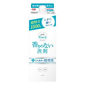 NSファーファ・ジャパン フリー＆超コンパクト液体洗剤 無香料 詰替 1500g｜aprice