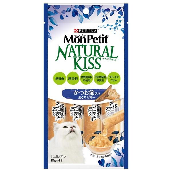 ネスレ モンプチ ナチュラルキッス かつお節入りまぐろゼリー 40g