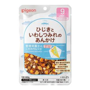 ピジョン 食育レシピR9 ひじきといわしつみれのあんかけ 80g｜aprice