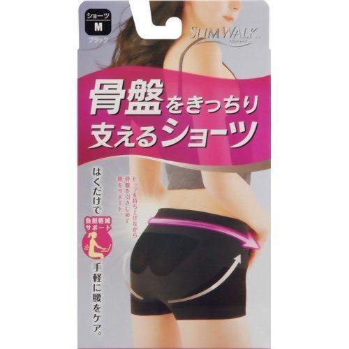 スリムウォーク 骨盤をきっちり支えるショーツ ブラック Mサイズ ( 1枚入 )