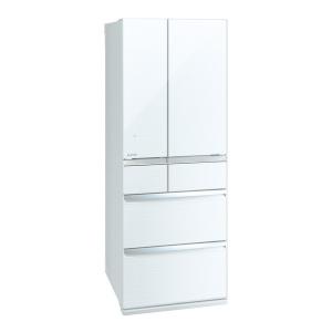 MITSUBISHI MR-WX60F-W クリスタルホワイト 置けるスマート大容量 WXシリーズ 冷蔵庫