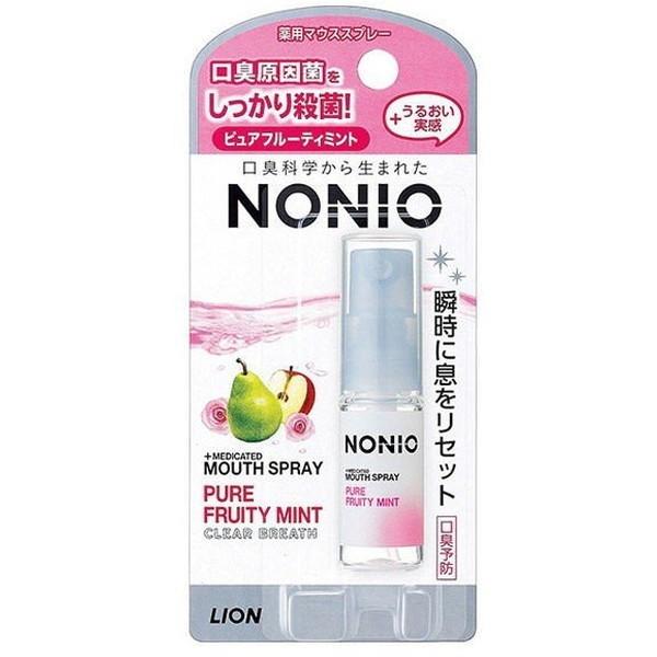 ライオン NONIO ノニオ マウススプレー ピュアフルーティミント 5ml