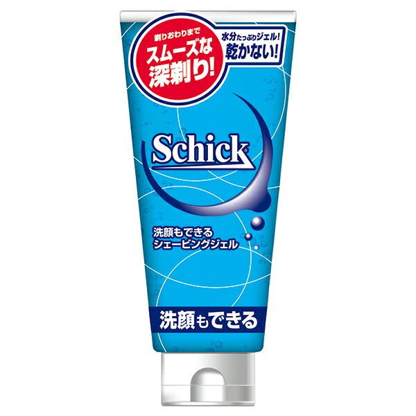 シック 洗顔もできる シェービングジェル 180g  Schick