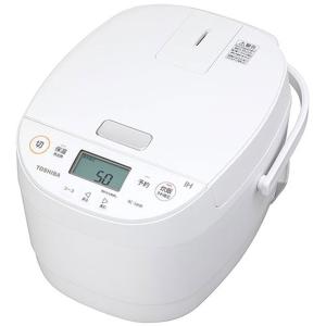 東芝 TOSHIBA 炊飯器 5.5合 IHジャー 備長炭ダイヤモンド釜 ホワイト