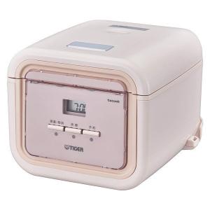 炊飯器 3合炊き 一人暮らし タイガー TIGER タクック tacook JAJ-G550PC コーラルピンク マイコン炊飯ジャー 時短 節電 同時調理