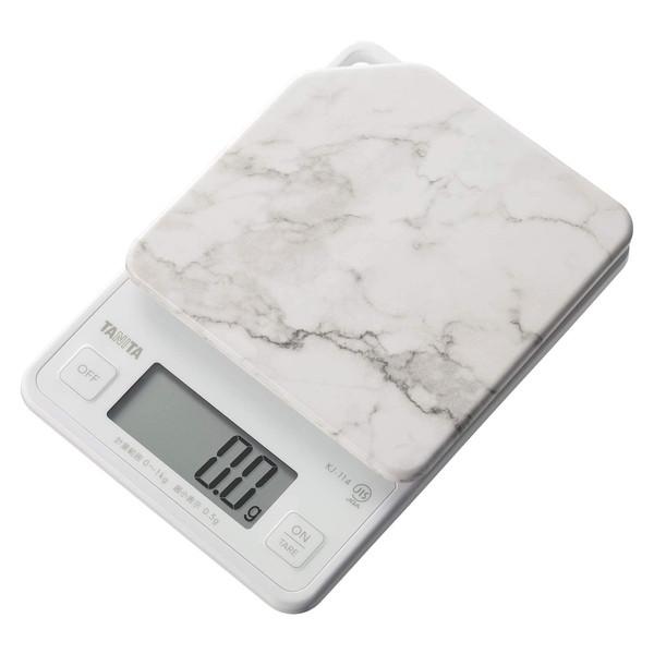 TANITA タニタ KJ-114-SWH ストーンホワイト デジタルクッキングスケール JISマー...