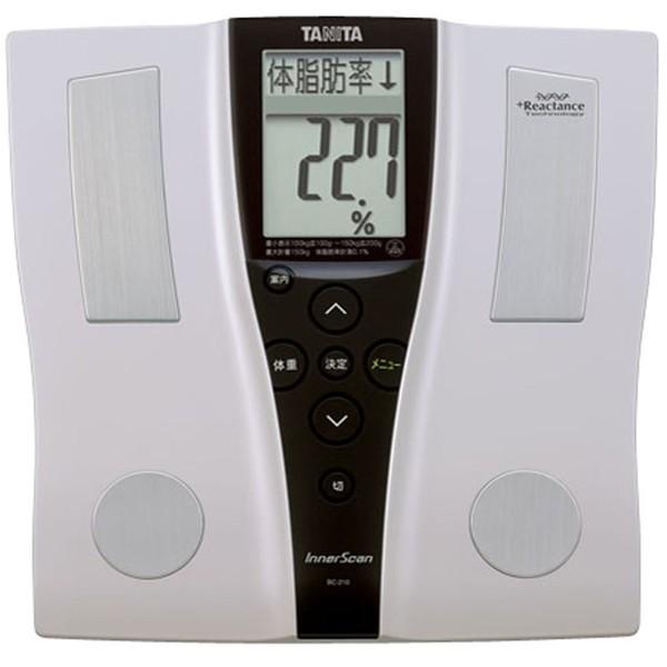 体組成計 タニタ BC-210-SV 音声案内 シルバー 音声ガイド 音声 内臓脂肪 BMI 基礎代...