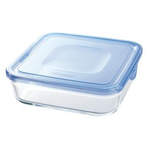 イワキ(iwaki) NEWパック＆レンジ 角型 1.2L アクアブルー KBC3248BLN