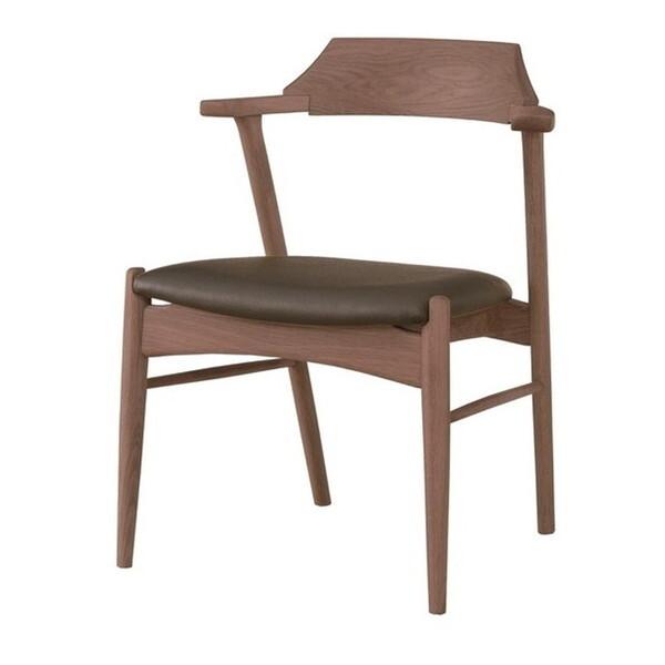 筑波産商 YUME2 109AT アームチェア WBNR/BK 座カバーTMGR メーカー直送