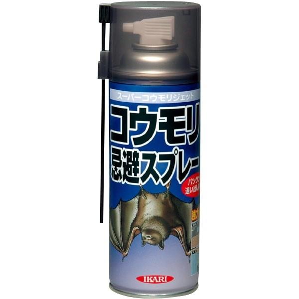 コウモリ 忌避剤 コウモリ忌避スプレー イカリ スーパーコウモリジェット 420ml 蝙蝠 追い出し...