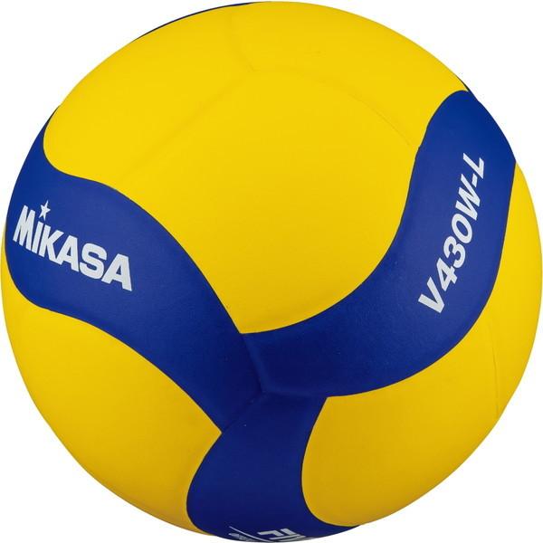 MIKASA ミカサ バレーボール 4号 軽量練習球 黄青 V430W-L