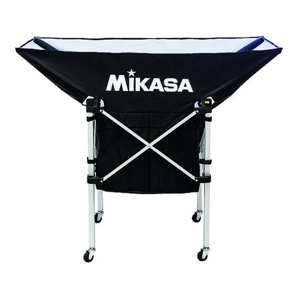 MIKASA AC-BC210-BK ボールカゴ舟型3点セット (フレーム・幕体・キャリーケース) ...