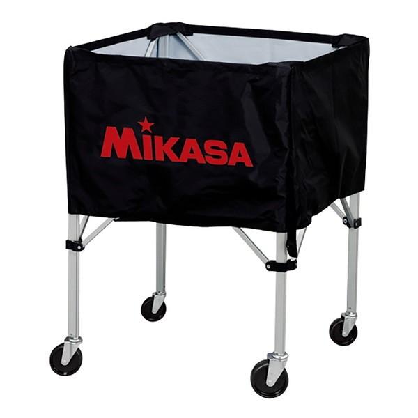 MIKASA BC-SP-HL BK ボールカゴ3点セット 大型キャスター付 ブラック