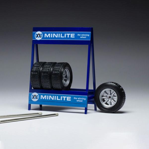 イクソモデル タイヤセット Mini Lite シルバー