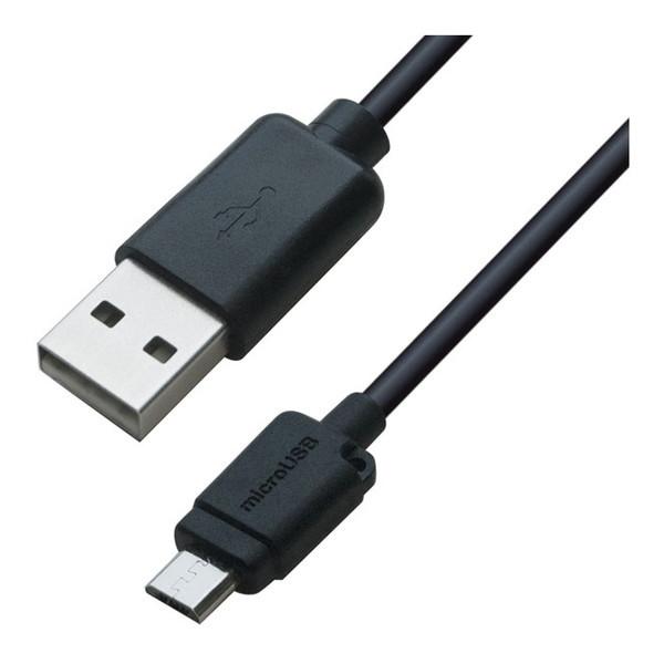 カシムラ AJ-467 ブラック USB充電&amp;同期ケーブル (2m 1.8A micro)